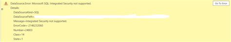 multipleactiveresultsets mysql|option 'integrated security' not supported.